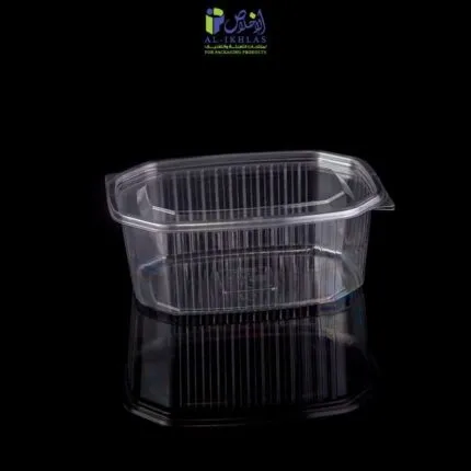 عبوة مستطيل 1000cc ثمانية - كرتونة (600 قطعة)